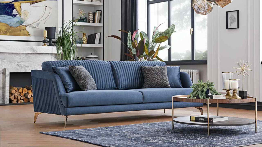 blue-sofa-set